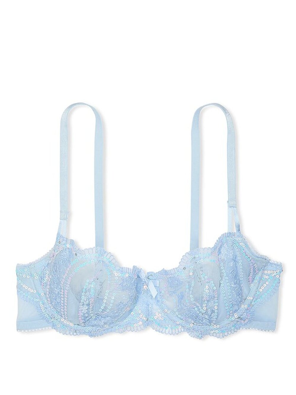 New! Victoria’s Secret Wicked Iridescent Balconette Bra 34DDD 34935